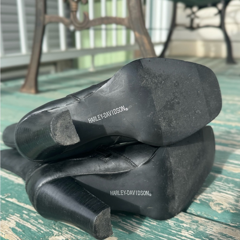 Harley-Davidson Leather Riding Boots - Picture 9 of 11